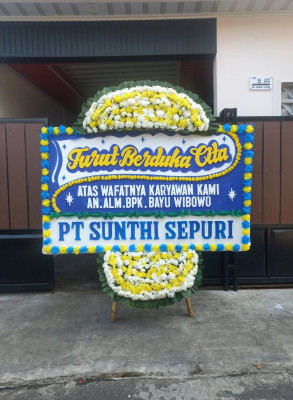 Papan Bunga Duka di Munggangsari