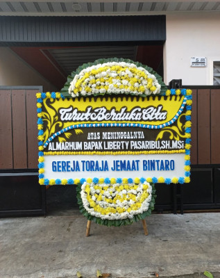 Papan Bunga Duka di Munggangsari